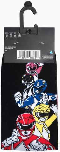 Cool Socks – Mighty Morphin Power Rangers Gift Pack – 8-Pack Novelty Crew Socks Value Bundle – Size Large for Men & Women – Fun Retro TV – Comfy Cotton Blend – Great Gift for Fans, Birthdays, Holidays in Saudi Arabia
