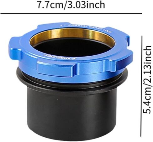 2 Inch Coaxial Locking Sleeve Adapter Metal Easily Install Part Replacement Astronomical Accessories for Telescopes C925, Blue in Saudi Arabia