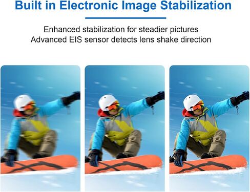 Tangxi Thumb Action Camera, 1080P FHD Mini Body Camera, Hands F Ree Recording Body Worn Cameras with EIS Stabilization and WiFi, 64GB Memory Card, for Travel Sports in Saudi Arabia