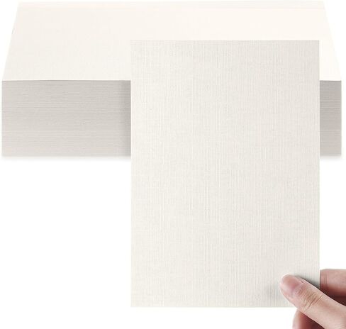 GeoSar 200 ورقة بطاقات البطاقات Cardstock Cardstock Paper Brinter Paper 92 LB 250GSM لبطاقات فهرس طابعة بطاقات البريدية فارغة. in Kuwait