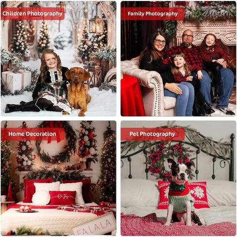 Kate Christmas Arch Door Backdrops Winter White Snow Land Photo Background Party Supplies Stduio Props, 10x8ft in Saudi Arabia