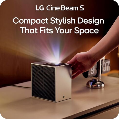 LG CineBeam S PU615U 4K UHD Ultra Short Throw Smart Projector, Auto Screen Adjustment, up to 100" projection, up to DCI-P3 154%, 450,000:1 Contrast, Speakers with Dolby Atmos, HDR10, HDMI, USB, HID in Saudi Arabia