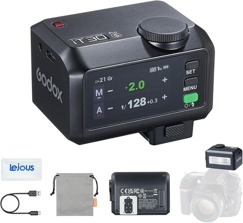 Godox iT30Pro S iT30 Pro Mini TTL Flash for Sony, Touchscreen 2.4G 1/8000s HSS Flash Speedlite, Built-in Battery Compatible with Sony Cameras in Saudi Arabia
