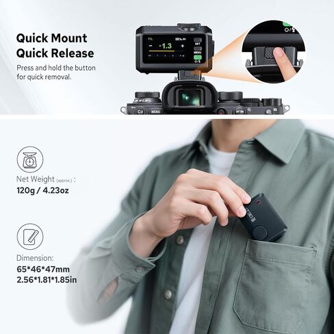 Godox iT30Pro S iT30 Pro Mini TTL Flash for Sony, Touchscreen 2.4G 1/8000s HSS Flash Speedlite, Built-in Battery Compatible with Sony Cameras in Saudi Arabia
