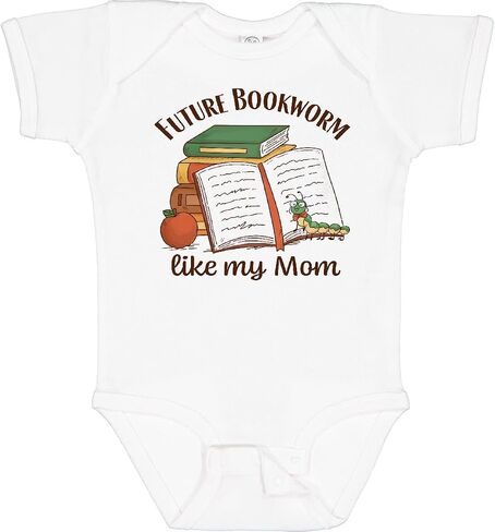Inktastic Future Bookworm Like My Mom Baby Bodysuit in Saudi Arabia