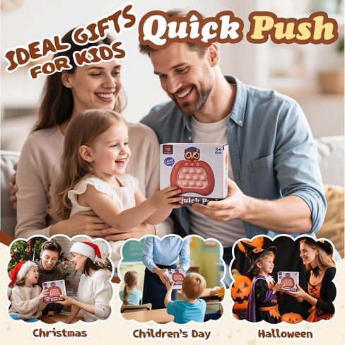 2pcs هالوين Pop Push Game Light Up Toy Toy ، ألعاب الهالوين للأولاد Grils المراهقين الذين تتراوح أعمارهم بين 3 و 12 عامًا ، وألعاب Pop Bubble الحسية ، أو عيد الهالوين ، تفضل خدعة الهالوين أو هدايا علاج (Black Blue) in Kuwait
