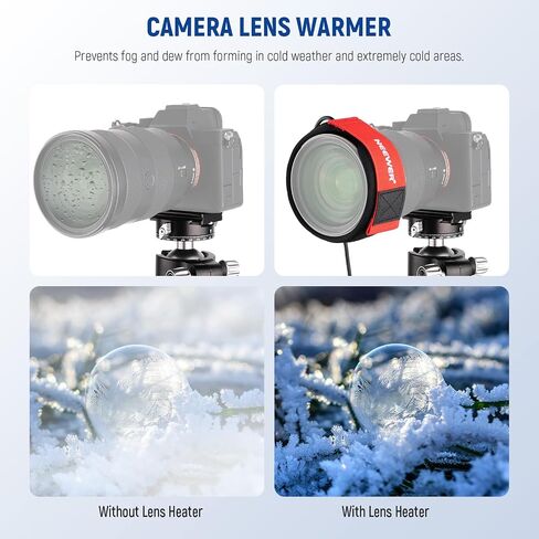 NEEWER 16"/400mm USB Lens Heater Warmer with 3 Temperature Settings, Dew Heater Strip Prevents Dew Fog Condensation for DSLR Mirrorless Camera Telescope Binocular Astrophotography, HW-17B in Saudi Arabia