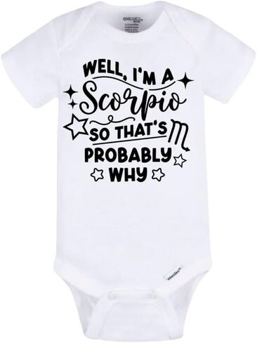 Scorpio Baby Bodysuit | Horoscope | Babies | Gift in Saudi Arabia