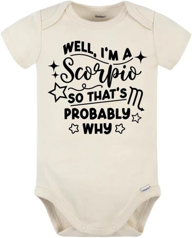 Scorpio Baby Bodysuit | Horoscope | Babies | Gift in Saudi Arabia