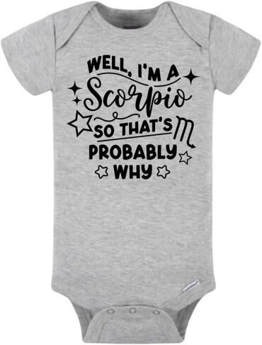 Scorpio Baby Bodysuit | Horoscope | Babies | Gift in Saudi Arabia
