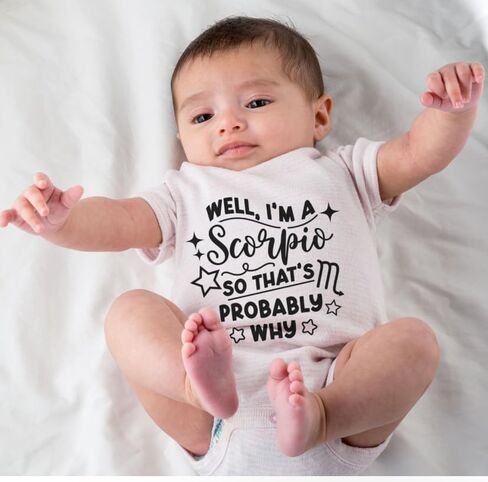 Scorpio Baby Bodysuit | Horoscope | Babies | Gift in Saudi Arabia
