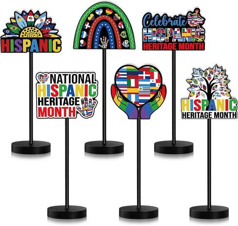 6 PCS 6 PCS Juneteenth Table Decorations Wooden Menced Centerdenth Tier -Tiered Tiered Tresh Decor in Kuwait