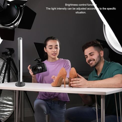 Photography Light Stick, 3 Color Dimming, Enhancing Results, Adjustable ABS Material, 39 x 9 x 9cm in Saudi Arabia