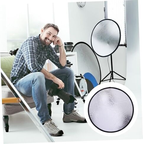 Gatuida Photography Reflector Panel Gold Silver Light Diffuser Board Portable Photography Prop for Still Life Jewelry Watches Shooting in Saudi Arabia