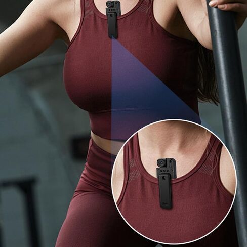 1080P Body Camera with Video 180 Degree Rotating Lens Wearable Pocket Camera for Outdoor Travel in Saudi Arabia