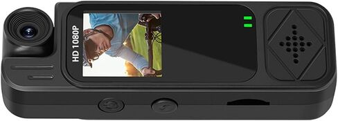 1080P Body Camera with Video 180 Degree Rotating Lens Wearable Pocket Camera for Outdoor Travel in Saudi Arabia