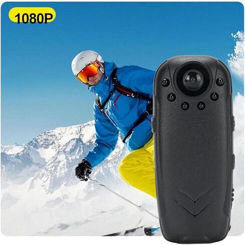 Portable Wearable Body Camera for Vlog Cycling Delivery Outdoor Activity 125°Wide Angles Lens Camcorder in Saudi Arabia