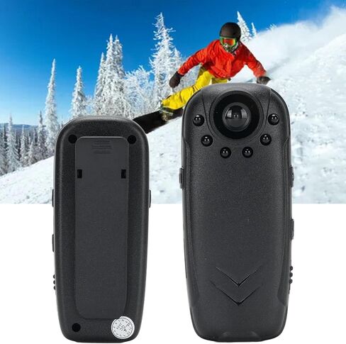 Portable Wearable Body Camera for Vlog Cycling Delivery Outdoor Activity 125°Wide Angles Lens Camcorder in Saudi Arabia