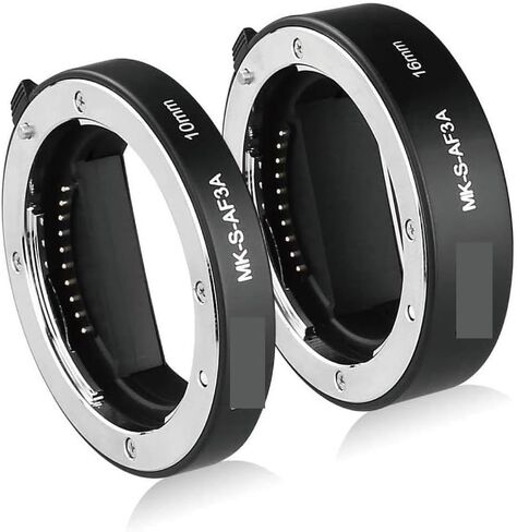 for Meike Auto for Focus Macro Tube Ring 10mm 16mm for Sony E Mount NEX 3 5 6 7 NEX 3N 5T 5R A5100 A6000 A6300 A6500 A6400 A7 in Saudi Arabia