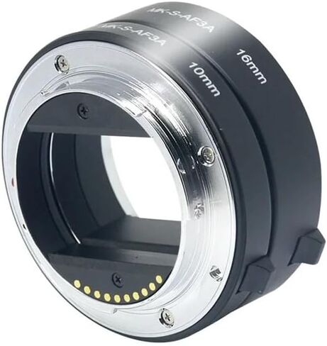 for Meike Auto for Focus Macro Tube Ring 10mm 16mm for Sony E Mount NEX 3 5 6 7 NEX 3N 5T 5R A5100 A6000 A6300 A6500 A6400 A7 in Saudi Arabia