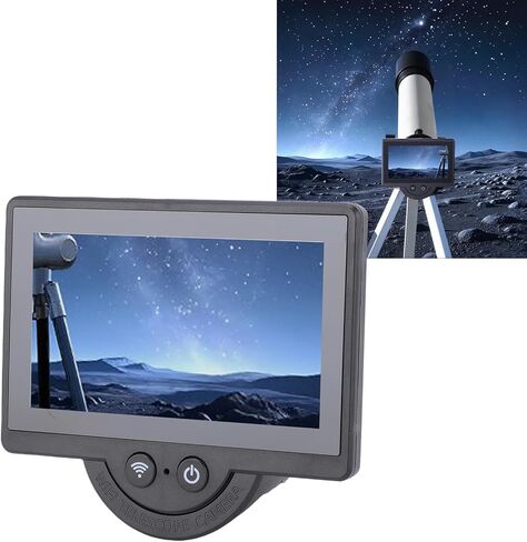 Dpofirs WiFi Telescope Camera Eyepiece, Electronic Eyepiece Camera with 4.3" Screen, Astronomy Camera Fits to 26mm-47mm Scopes, for Astrophotography, Birds Watching in Saudi Arabia