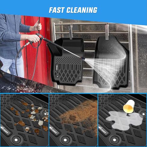 Nilight Floor Mats for Chevy Traverse 2009-2017/2008-2017 Buick Enclave / 2007-2010 Saturn Outlook / 2007-2016 GMC Acadia All Weather Custom Fit Heavy Duty Floor Liners in Saudi Arabia
