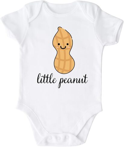 بدلة قطعة واحدة لطيفة من Little Peanut Baby Onesie® هدية لحفلة استقبال المولود الجديد 71 (كم طويل أبيض، 6-9 أشهر) in Kuwait