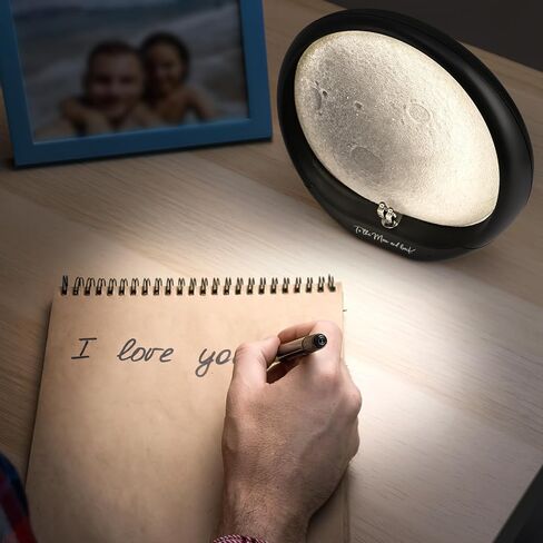 mamre Moon Lamp for Living Room, Decoration Night Light, Anniversary Valentine Gifts for Him, Mr & Mrs Signs for Wedding Table Décor, Home Gift Xmas Gift, Newlywed Couples Under The Full Moon in Saudi Arabia