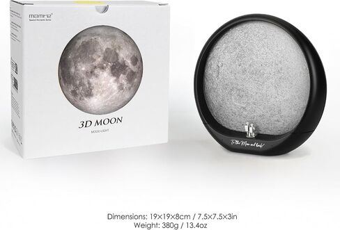 mamre Moon Lamp for Living Room, Decoration Night Light, Anniversary Valentine Gifts for Him, Mr & Mrs Signs for Wedding Table Décor, Home Gift Xmas Gift, Newlywed Couples Under The Full Moon in Saudi Arabia