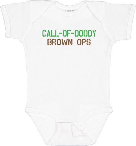 inktastic Call Of Doody: Brown Ops Baby Bodysuit in Saudi Arabia