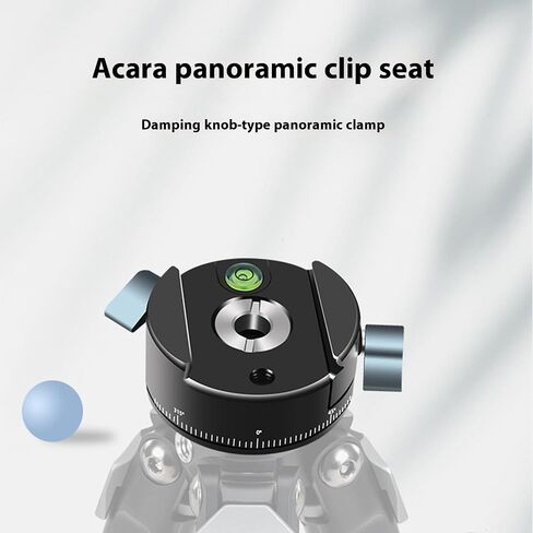 Swisses Compatible Panoramic Tripods Head 360 Degree Rotation Heavy Duty 5kg Load Aluminum Alloy Camera Mount for in Saudi Arabia
