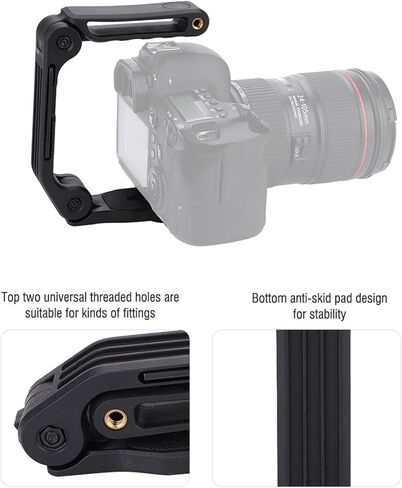 مقبض الكاميرا المحمول KIMISS Ugrip مقبض الكاميرا الاحترافي لتصوير الفيديو لكاميرات DSLR والكاميرات الرقمية in Saudi Arabia