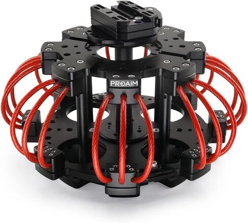 PROAIM Cyrus Mitchell Camera Vibration Isolator for 3-Axis Camera Gimbals & Large Remote Pan Tilt Heads | Versatile Car Mount Rig for Smoothest Shots | Payload: 5-50kg/11-110lb in Saudi Arabia