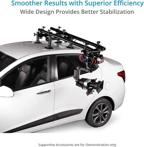 PROAIM Cyrus Mitchell Camera Vibration Isolator for 3-Axis Camera Gimbals & Large Remote Pan Tilt Heads | Versatile Car Mount Rig for Smoothest Shots | Payload: 5-50kg/11-110lb in Saudi Arabia