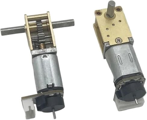 Dual/Single Shaft N20 Gear Moror Reducer Low Speed 4~380RPM Engine Robot DC Metal Motors with Encoder(34 to136rpm D Shaft) in Saudi Arabia