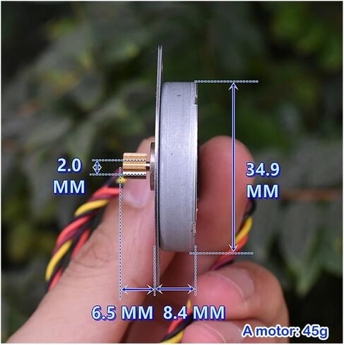 Four-Phase Five-Wire Stepping Electronic Starter DC5V-12V 35MM 3.75 Degrees/7.5 Degrees Stepper Electronic Starter Toy Engine(Thickness 8.4mm) in Saudi Arabia