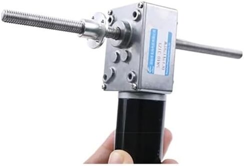 12V/24V DC M8 Screw Double Output Shaft Worm Gear Reducer Electronic Starter 5840-31ZY Adjustable Speed Can CW CCW Electronic Starter(40RPM 12V,Only Motor) in Saudi Arabia