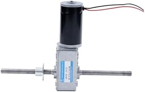 12V/24V DC M8 Screw Double Output Shaft Worm Gear Reducer Electronic Starter 5840-31ZY Adjustable Speed Can CW CCW Electronic Starter(40RPM 12V,Only Motor) in Saudi Arabia