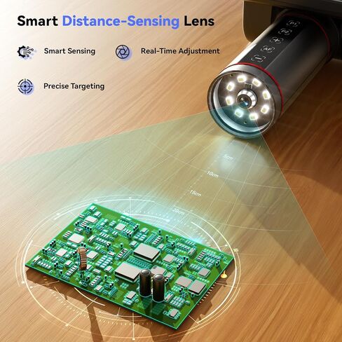 TOMLOV Autofocus 4K Digital Microscope: 8" TM4K-AF Flex Arm HDMI Micro Soldering Microscopes for Adults+TOMLOV 4K Autofocus Microscope TM4K-AF Max in Saudi Arabia