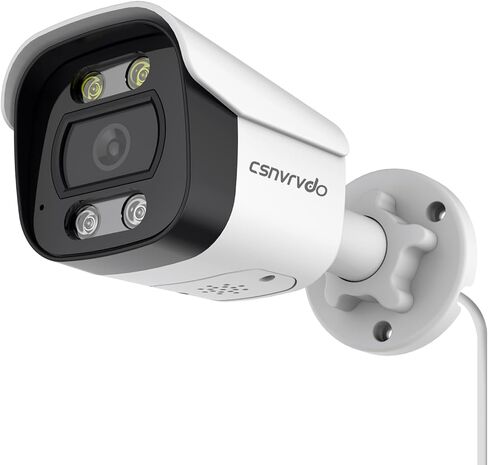 4K/8MP Outdoor Security Bullet POE IP Camera, Human/Vehicle Detection, 98ft Color Night Vision, IP67 Weatherproof, MicroSD Recording (256GB), 2 Way Talk in Saudi Arabia