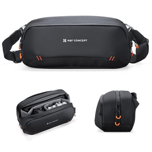 K&F CONCEPT Storage Sling Bag, Vlog Photography Camera HandBag, Portable Carrying Case for Switch 2/Steam Deck/DJI Osmo Pocket 3/Mobile 7P/GoPro/Insta360 Action Cameras & Digital Accessories in Kuwait