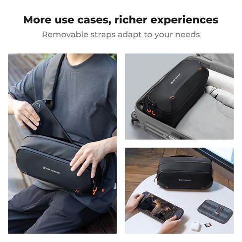 K&F CONCEPT Storage Sling Bag, Vlog Photography Camera HandBag, Portable Carrying Case for Switch 2/Steam Deck/DJI Osmo Pocket 3/Mobile 7P/GoPro/Insta360 Action Cameras & Digital Accessories in Kuwait