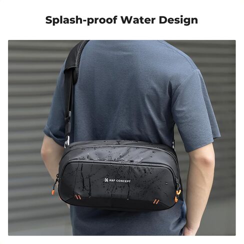 K&F CONCEPT Storage Sling Bag, Vlog Photography Camera HandBag, Portable Carrying Case for Switch 2/Steam Deck/DJI Osmo Pocket 3/Mobile 7P/GoPro/Insta360 Action Cameras & Digital Accessories in Kuwait