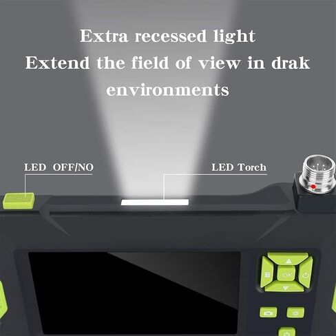 Endoscope Industrial Endoscope Camera 8 mm Waterproof Drain Snake Camera, 1080P4.3 Digital Borescope Inspection Camera with Light, for Pipeline Repair,House Repair in Saudi Arabia