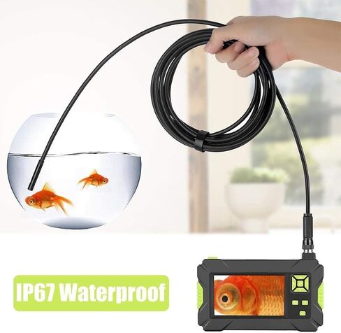 Endoscope Industrial Endoscope Camera 8 mm Waterproof Drain Snake Camera, 1080P4.3 Digital Borescope Inspection Camera with Light, for Pipeline Repair,House Repair in Saudi Arabia