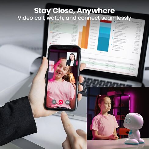 ميسا 2: روبوت التعلم الممتع للعلوم والتكنولوجيا والهندسة والرياضيات | مدرس ذكاء اصطناعي قابل للبرمجة وينشط بالصوت، ألعاب تعليمية مستقلة، مهارات ذكاء اصطناعي ذكية، ترجمة، مساعد متعدد اللغات للأطفال - بتلة الورد in Kuwait