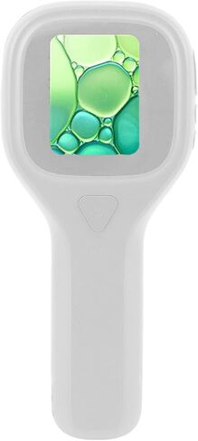 مجهر رقمي محمول من PUSOKEI، تكبير 2 ميجابكسل 500x مع شاشة 2 بوصة و6 مصابيح LED، لحام إصلاح دائرة التصوير الفوتوغرافي الكلي (أبيض) in Kuwait