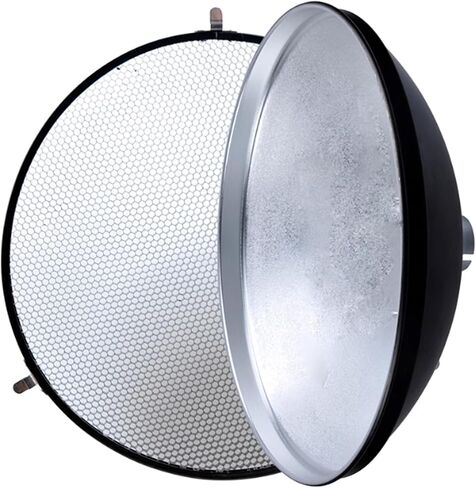 Godox Black/Silver Beauty Dish Photography Reflector for AD200Pro II AD200pro AD200, AD360II Flash - Honeycomb Cover Included (AD-S3) in Saudi Arabia