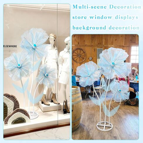 3Pcs Large Paper Butterfly Decorations, Giant Butterfly Decoration with Standing Base,Mariposas Grandes para Decoracion for Wedding Birthday Party Home and Event (Pink Blue Purple) in Saudi Arabia