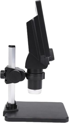 Yunseity 5.5 Inch Digital Microscope, Clear Image Digital Electronic Microscope High Resolution 1080p HD with 8 LED Lights for Watch Repair for in Saudi Arabia
